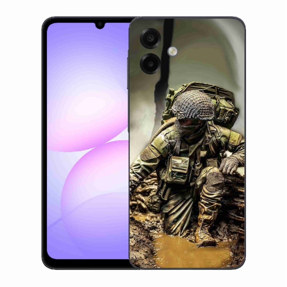 Gél borítás mmCase Samsung Galaxy A07 4G - katona