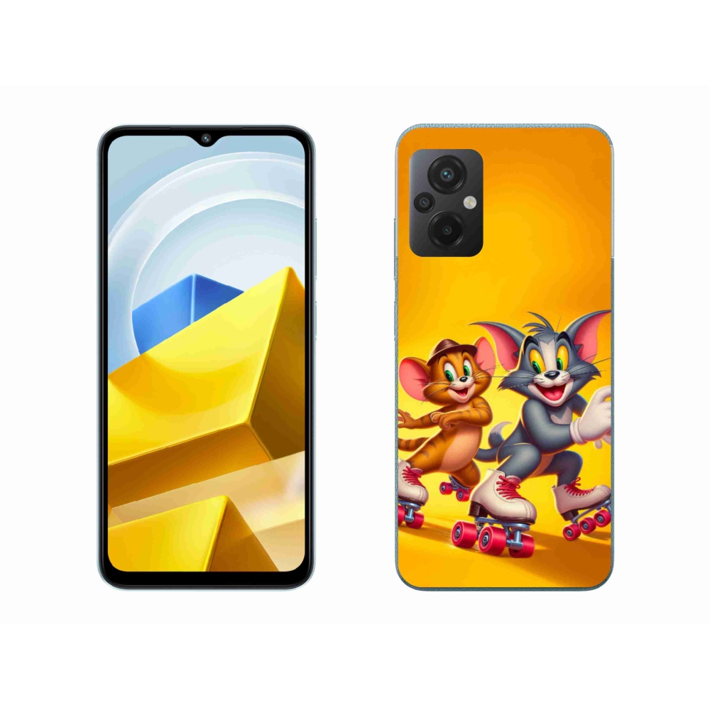 Gél borítás mmCase a Xiaomi Poco M5 4G-hez - tom and jerry