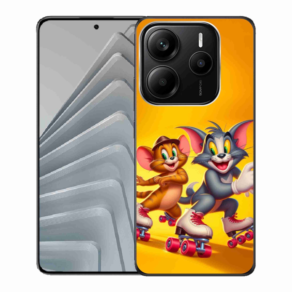 Gél borítás mmCase a Xiaomi Redmi Note 14 5G-hez - tom a jerry
