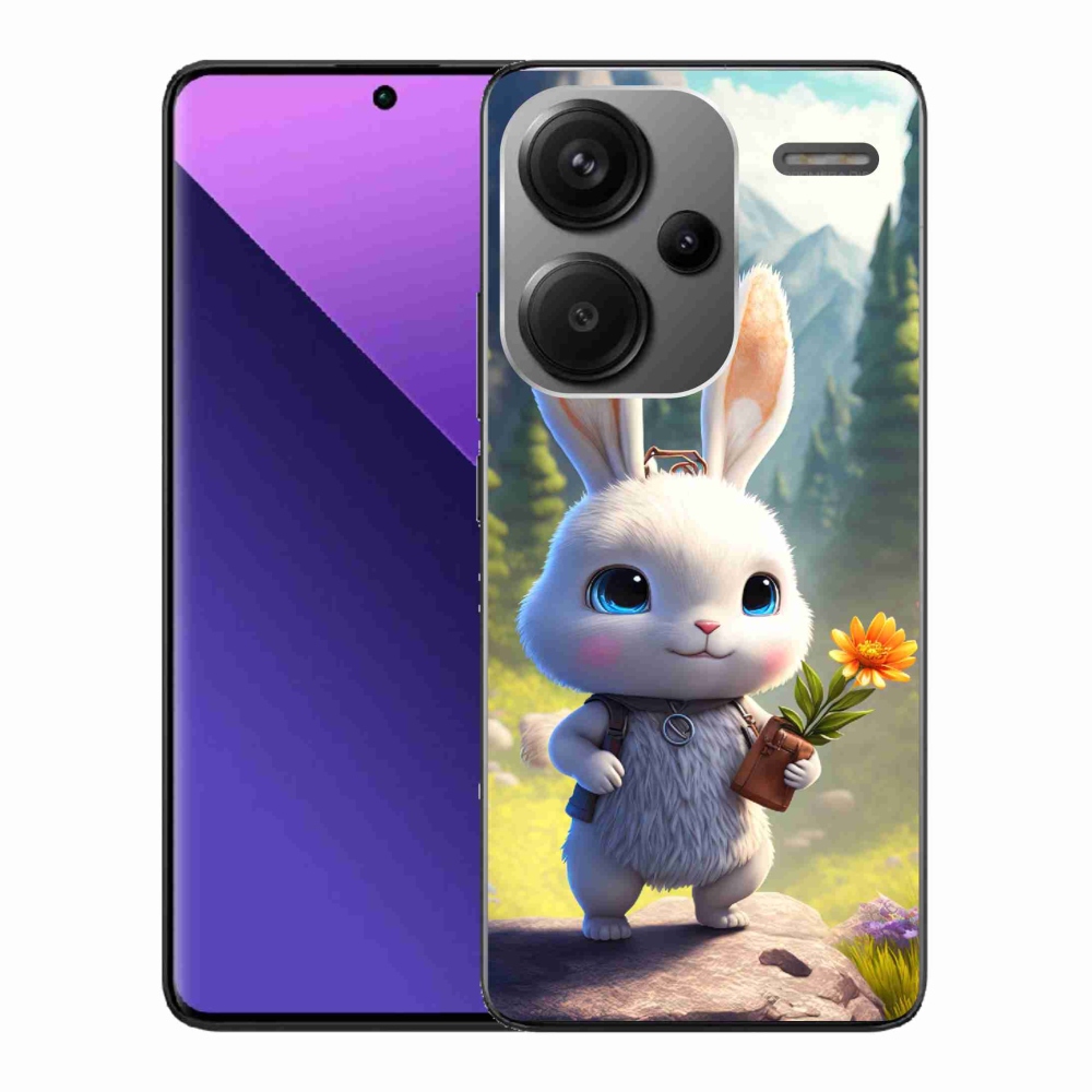 Gél borítás mmCase a Xiaomi Redmi Note 13 Pro+ 5G számára - aranyos nyuszi