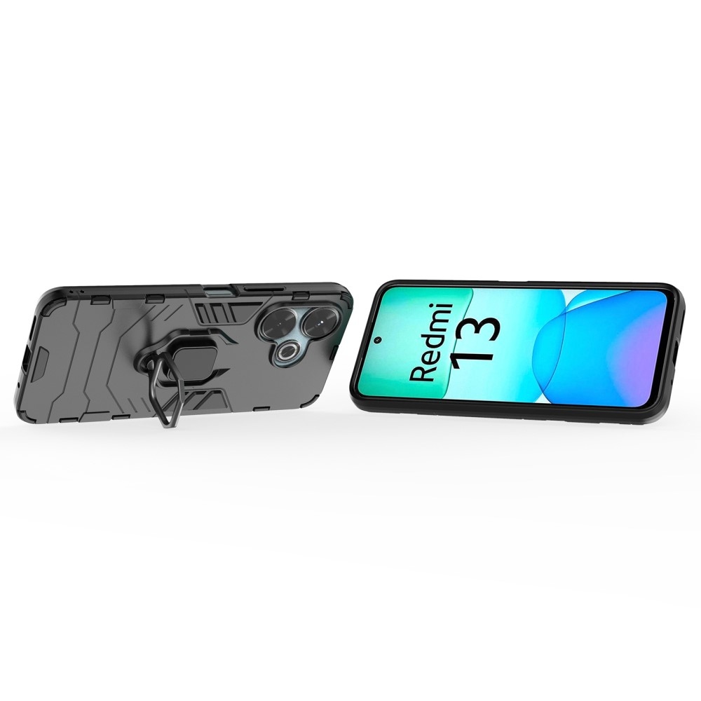 Guardy tartós védőhuzat Xiaomi Redmi 13 4G/Poco M6 4G - fekete