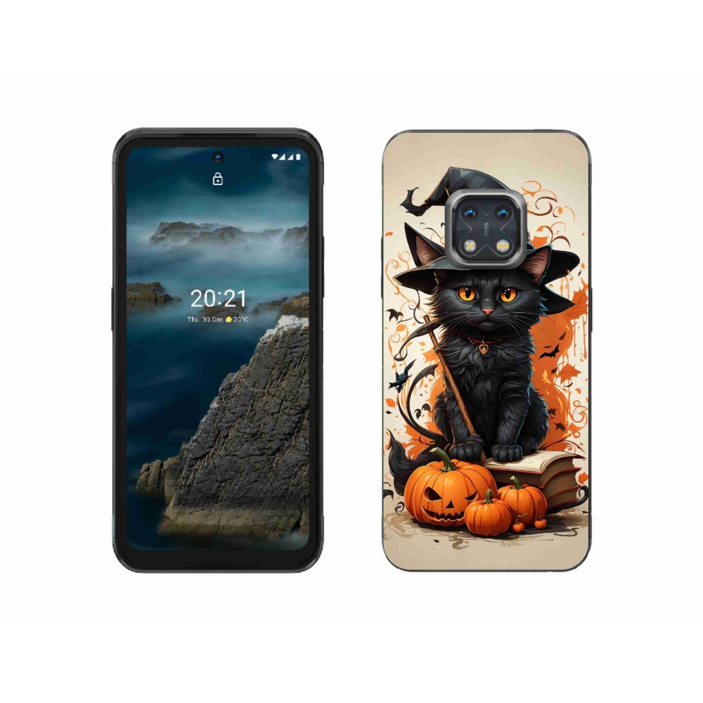 Zselés borítás mmCase a Nokia XR20 készülékhez - cat wizard
