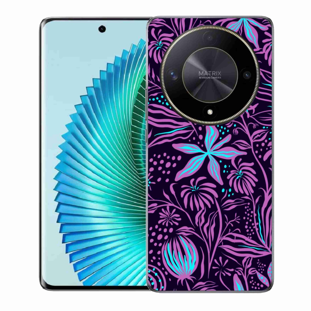 Gél borító mmCase a Honor Magic 6 Lite 5G számára - virágok 2