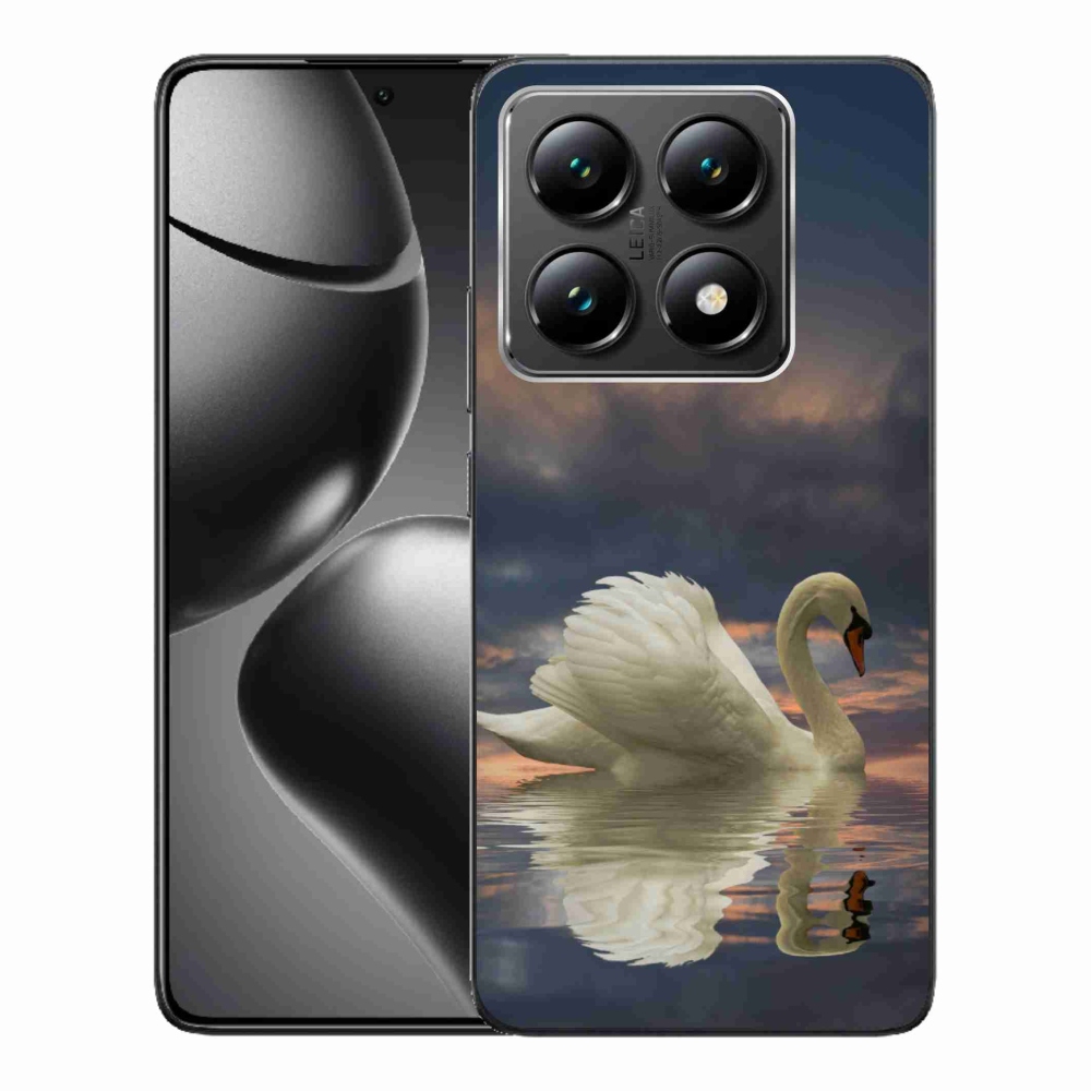 Gél borító mmCase a Xiaomi 14T-hez - hattyú