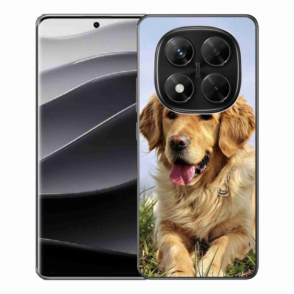 Gél borítás mmCase a Xiaomi Redmi Note 14 Pro 5G/Poco X7 5G számára - arany retriever