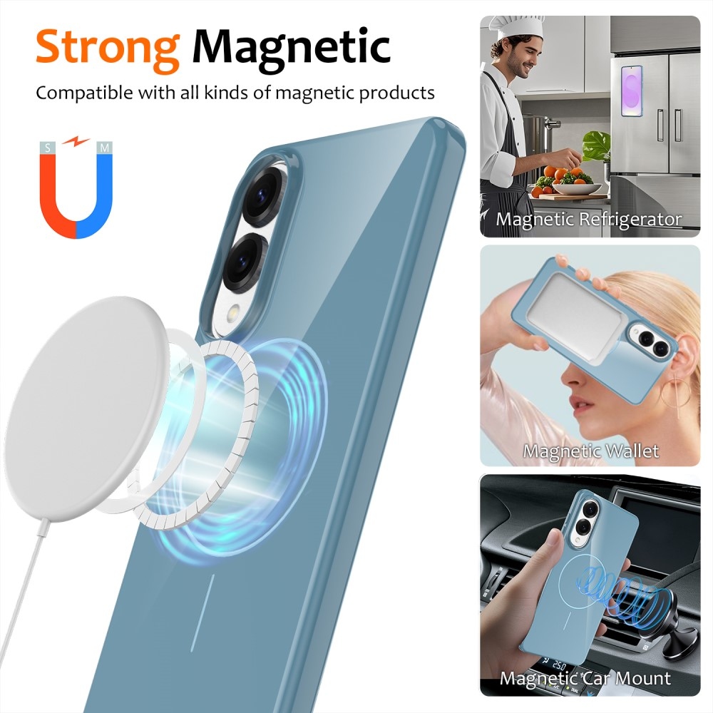 MagSafe zselés tok Samsung Galaxy S25 Edge készülékhez - kék