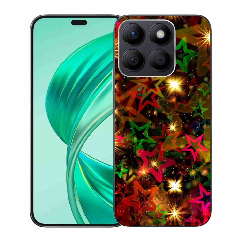 Zselés borítás mmCase a Honor X8b készülékhez - színes csillagok