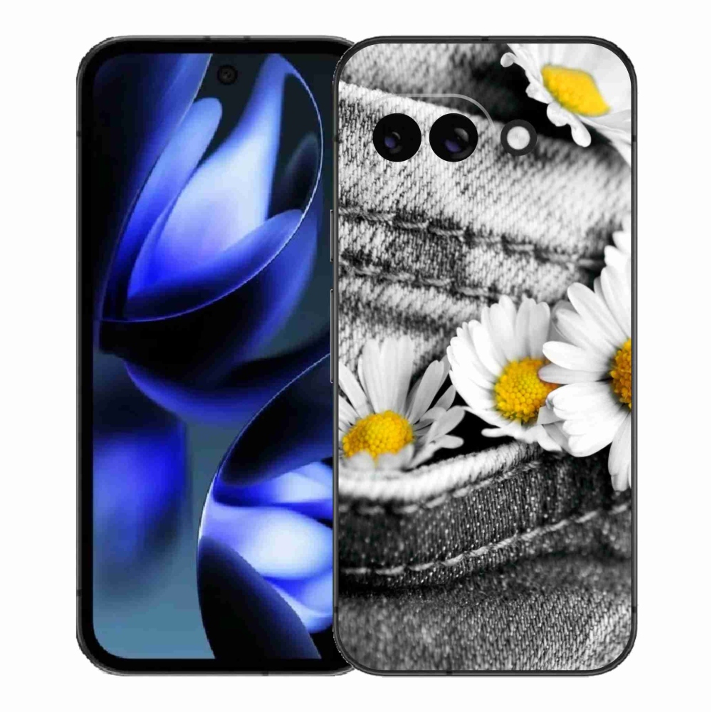 Gél borítás mmCase a Google Pixel 9a készülékhez - Százszorszépek