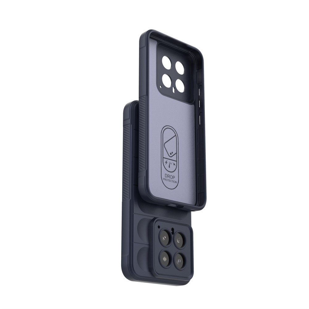 Rugg tartós zselés tok Xiaomi 14 - sötétkék