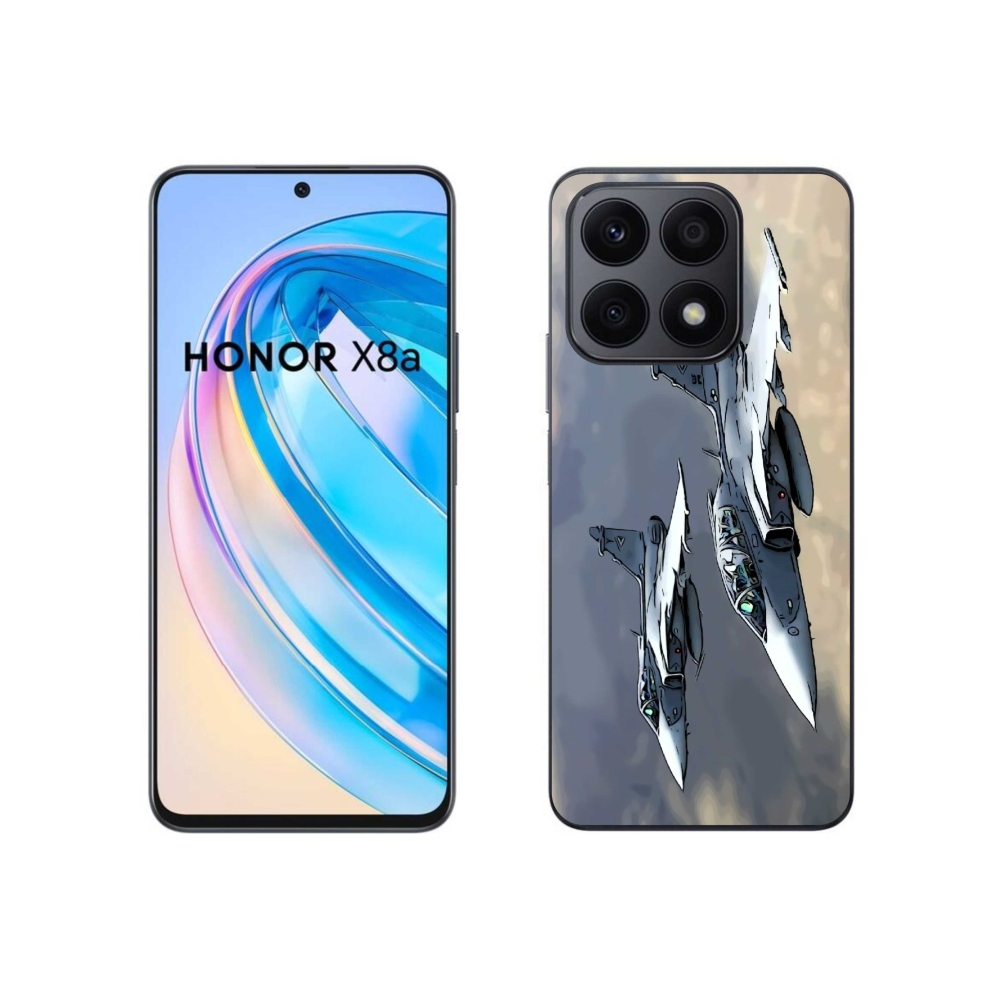 Zselés borítás mmCase a Honor X8a számára - vadászrepülők