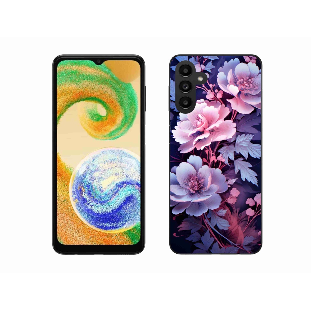 Zselés borítás mmCase Samsung Galaxy A04s (164.7x76.7x9.1mm) - virágok 11