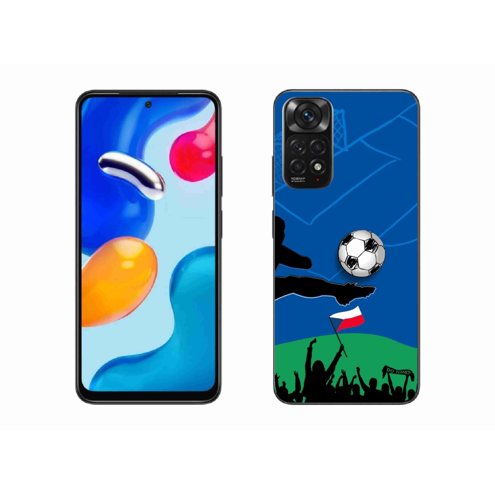 Gél borítás mmCase a Xiaomi Redmi Note 11S 4G-hez - futballszurkolóknak