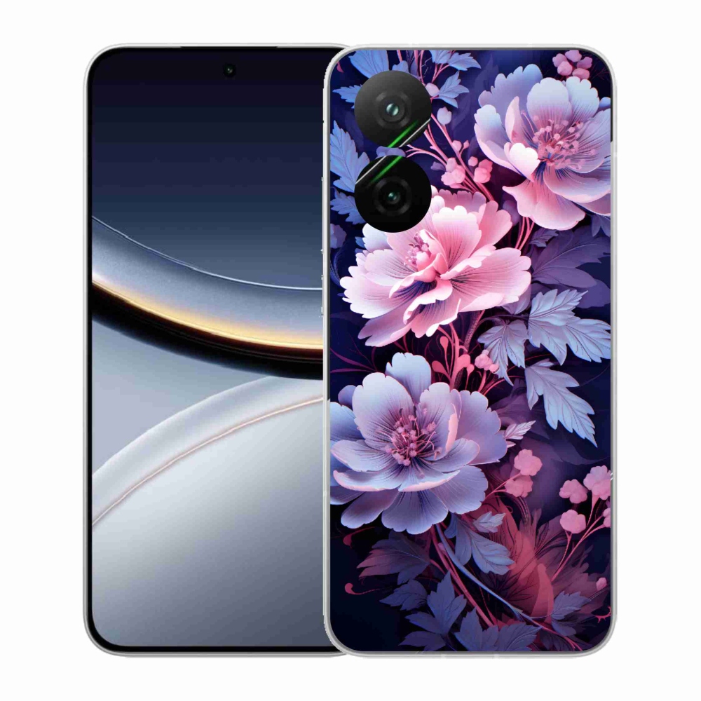 Gél borító mmCase a Xiaomi Poco F7 5G számára - virágok 11