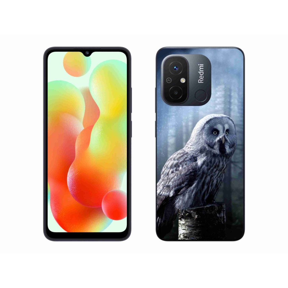 Gél borítás mmCase a Xiaomi Redmi 12C-hez - bagoly