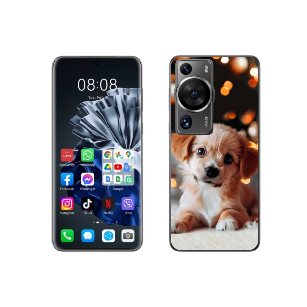 Gél borítás mmCase a Huawei P60 Pro számára - kölyökkék