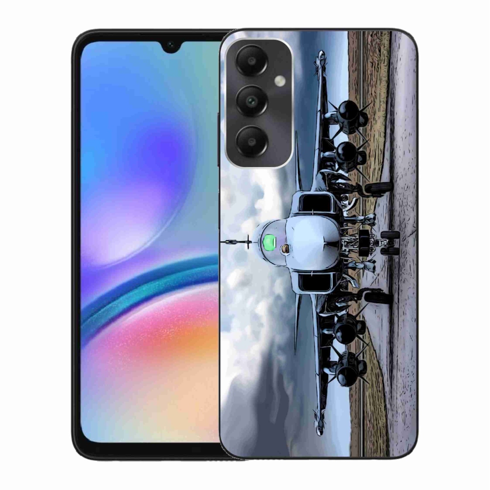 Zselés borítás mmCase Samsung Galaxy A05s - katonai repülőgépekhez