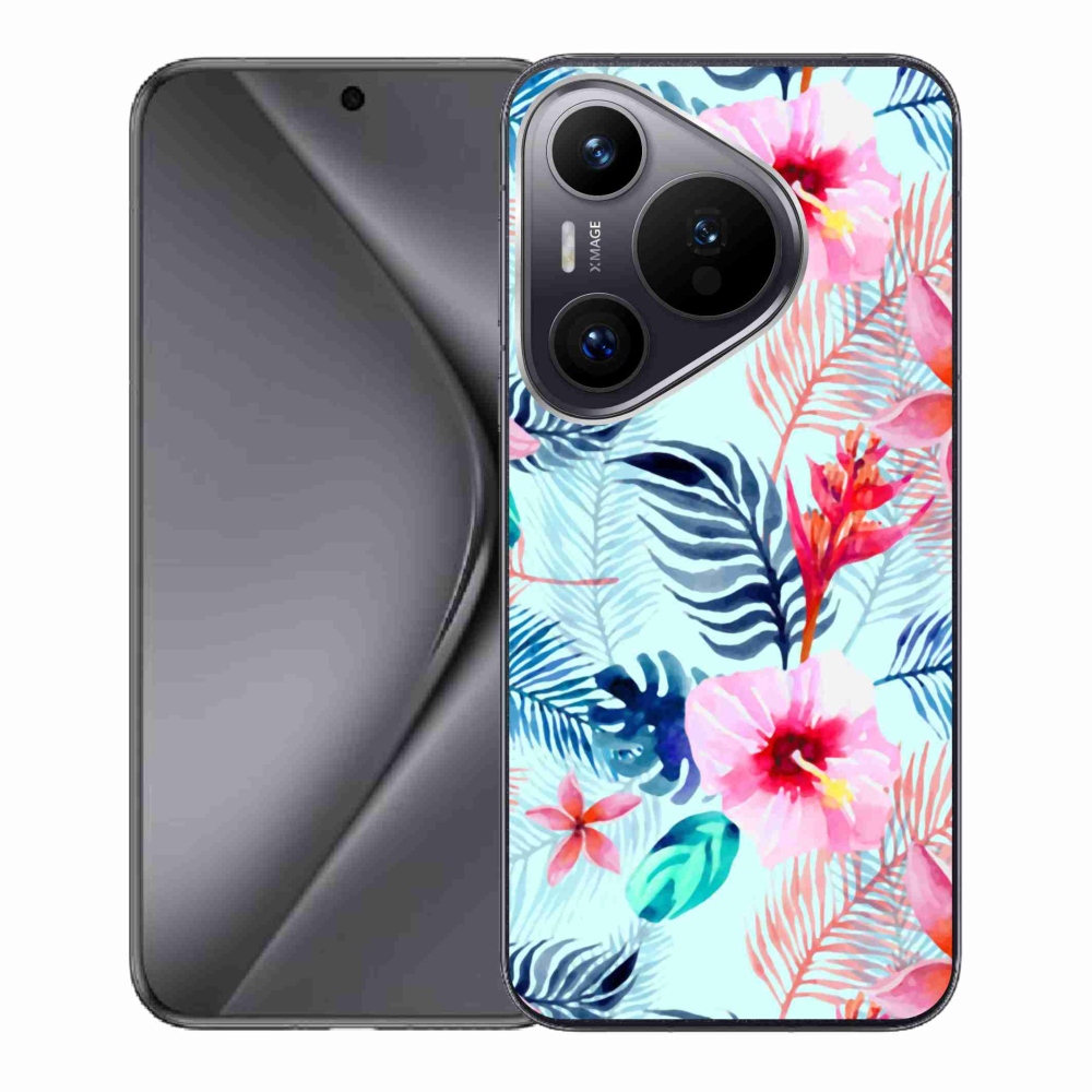 Zselés borító mmCase a Huawei Pura 70-hez - virágok