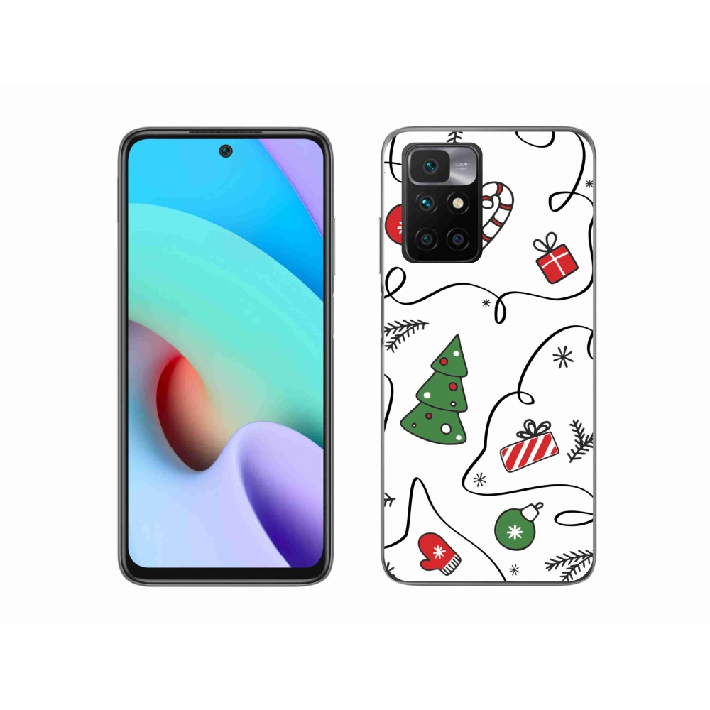 Gél borítás mmCase a Xiaomi Redmi 10/Redmi 10 (2022) - karácsonyi motívumokhoz