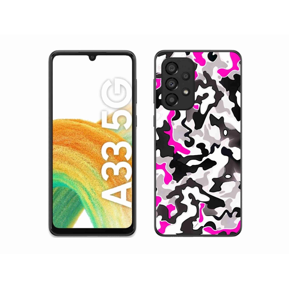 Zselés borítás mmCase Samsung Galaxy A33 5G - terepszínű mintázat 5