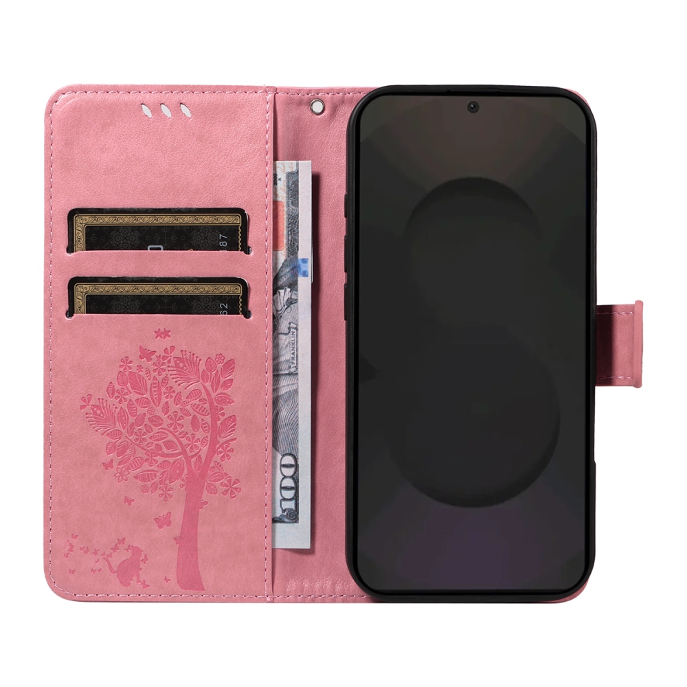Fák könyve tok Samsung Galaxy S25 FE - rózsaszín
