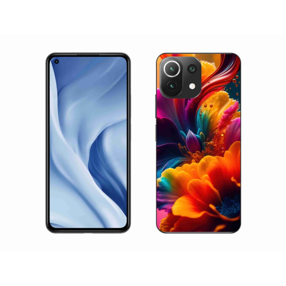 Gél borítás mmCase a Xiaomi Mi 11 Lite 4G/5G számára - absztrakt motívum 2