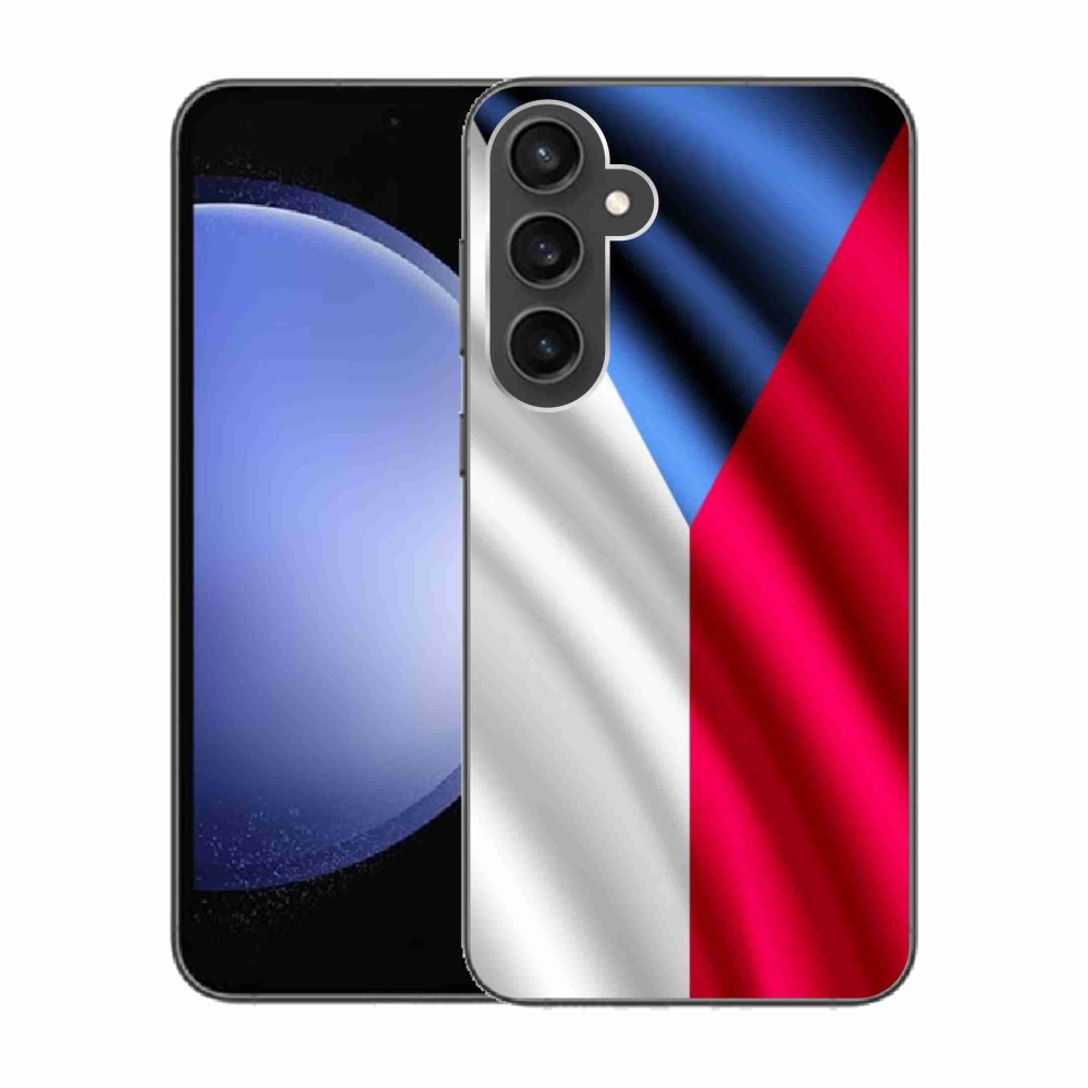 Gél védőhuzat mmCase Samsung Galaxy S23 FE - cseh zászlóhoz