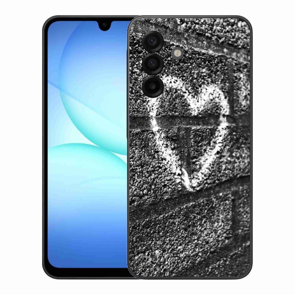 Gél borítás mmCase Samsung Galaxy A17 4G/5G - szív a falon