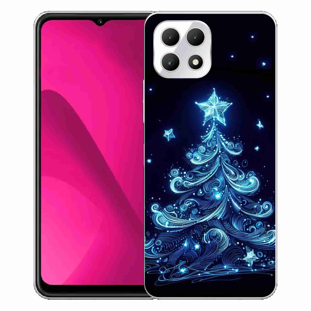 Zselés borítás mmCase a T-Mobile T Phone 2 készülékhez - neon karácsonyfa 4