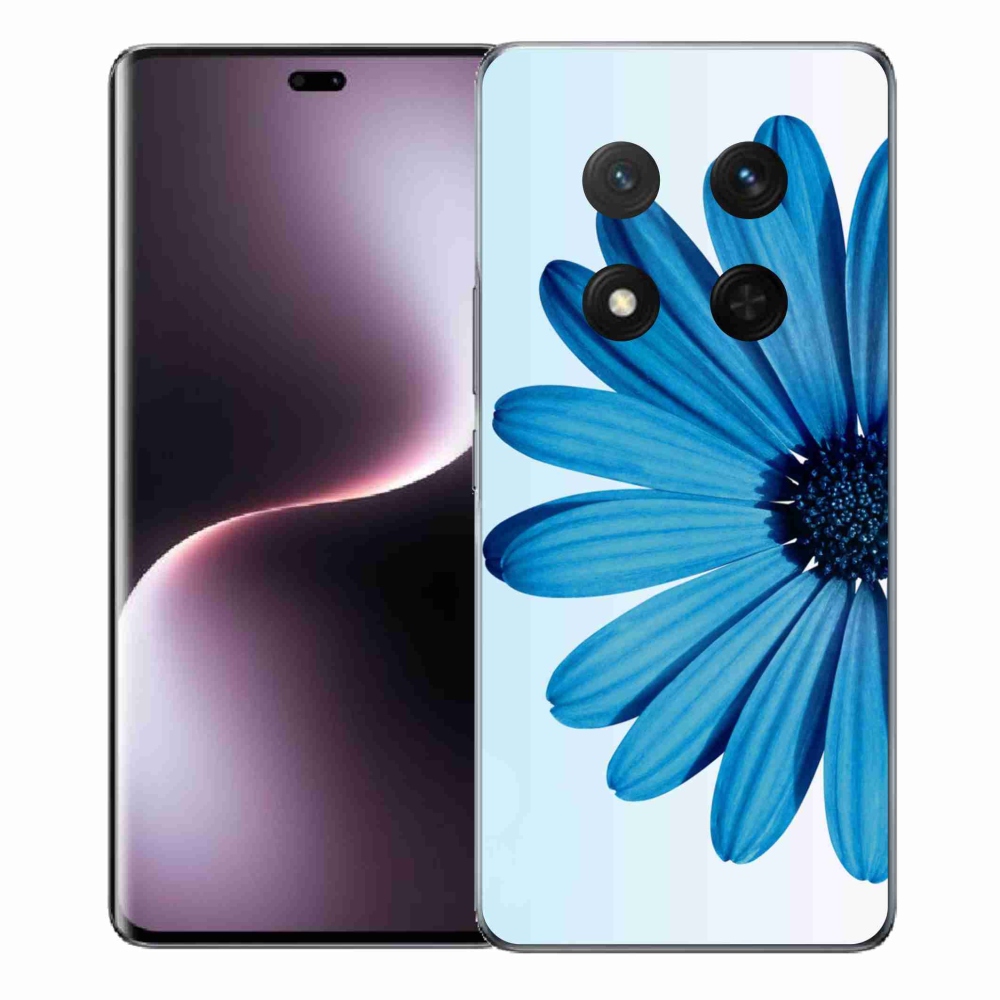 Zselés borítás mmCase a Honor Magic 7 Lite 5G készülékhez - kék színű margaréta