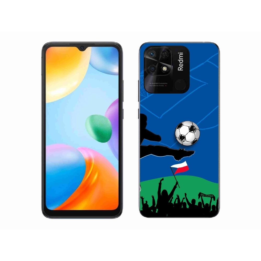 Gél borítás mmCase a Xiaomi Redmi 10C-hez - futball rajongóknak