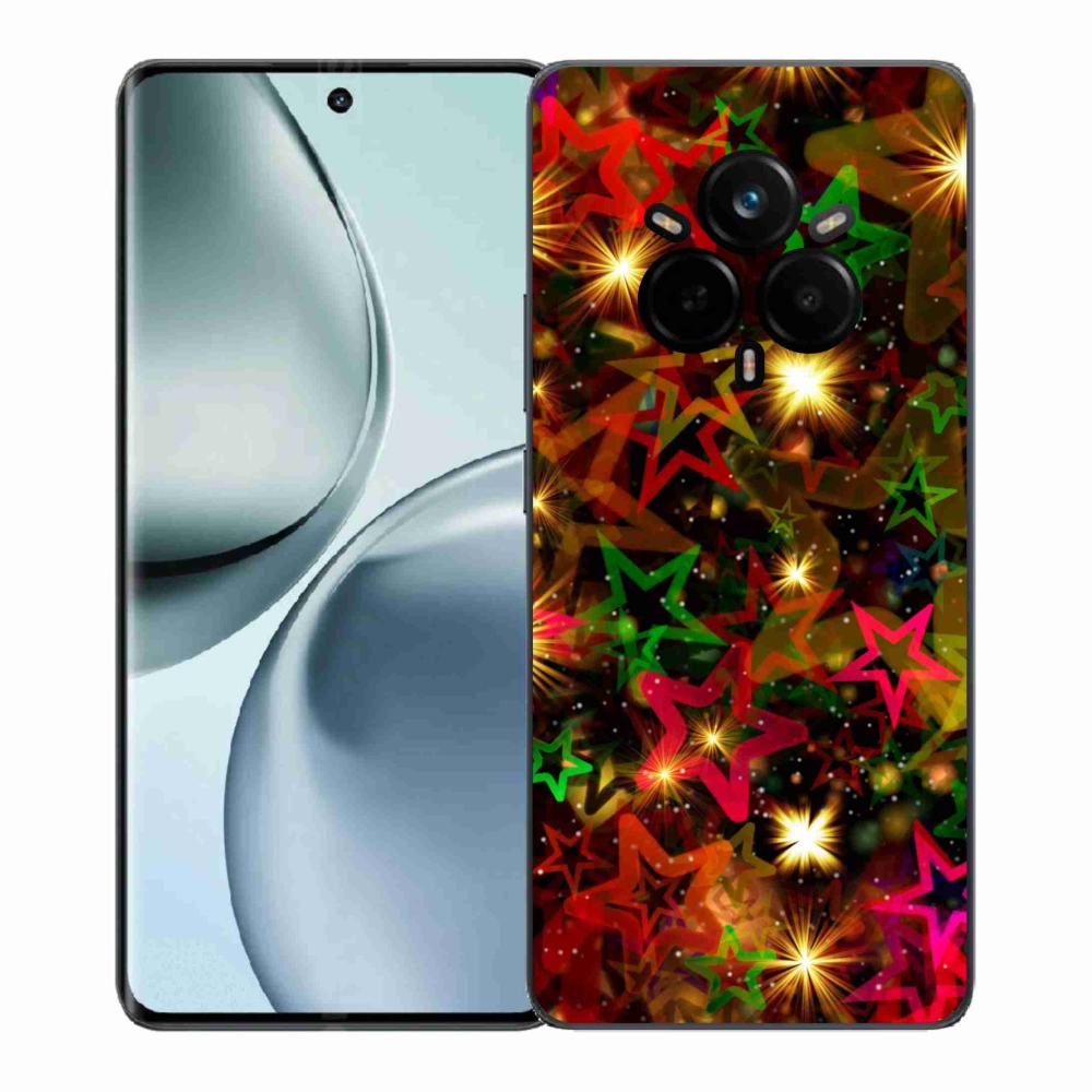 Gél borítás mmCase a Realme 14 Pro 5G készülékhez - színes csillagok