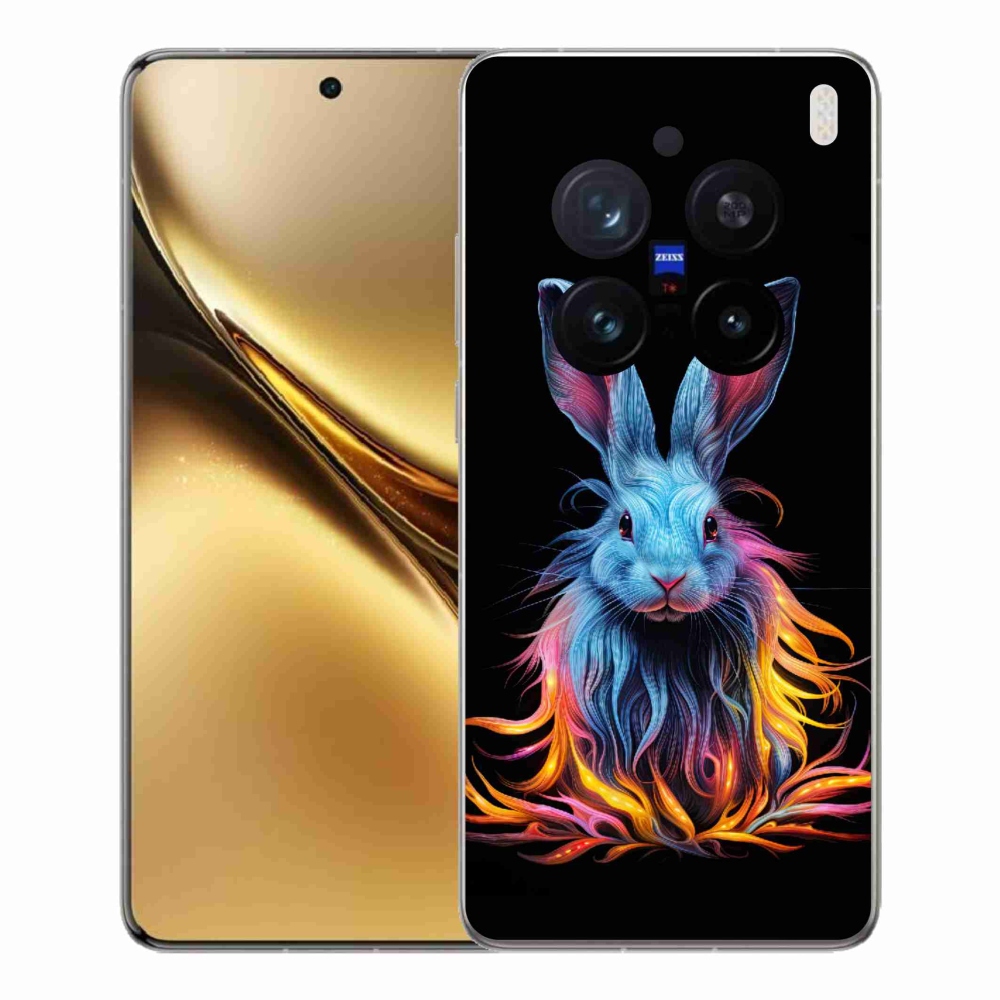 Zselés borítás mmCase a Vivo X200 Pro 5G készülékhez - absztrakt nyúl