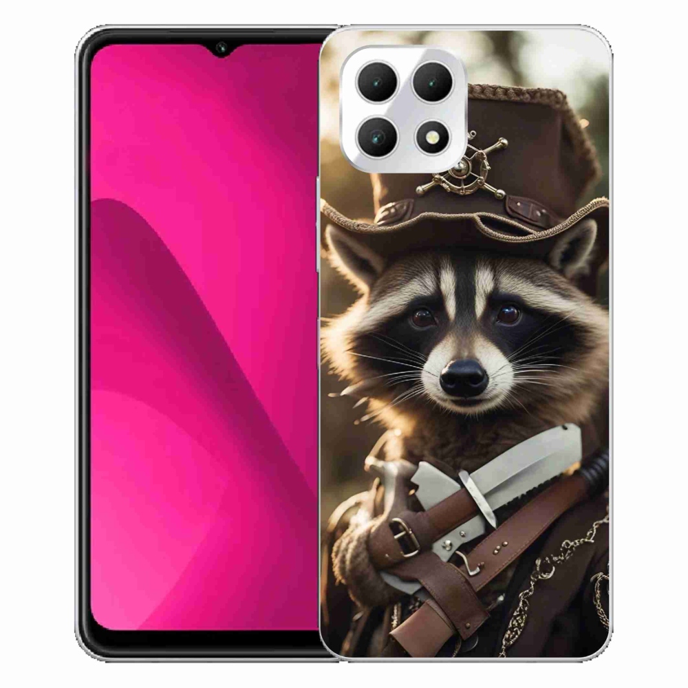 Zselés borító mmCase a T-Mobile T Phone 2 készülékhez - mosómedve egyenruhában