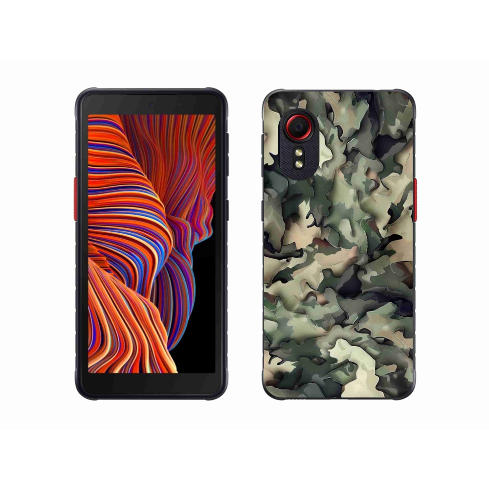 Zselés borítás mmCase Samsung Galaxy Xcover 5 készülékhez - terepszínű minta 9