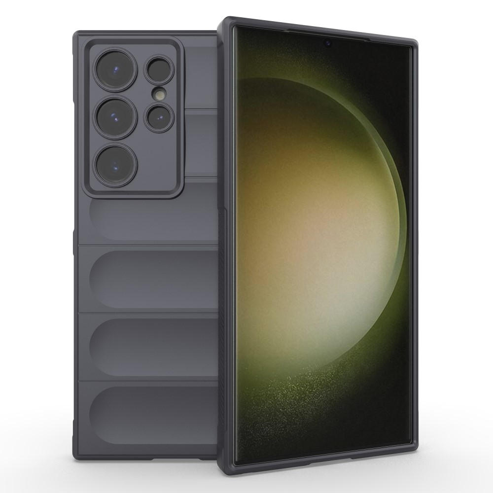 Rugg tartós zselés tok Samsung Galaxy S24 Ultra készülékhez - sötétszürke