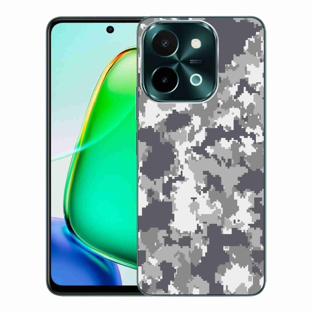 Zselés borítás mmCase a Vivo Y28-hoz - álcázó minta 2