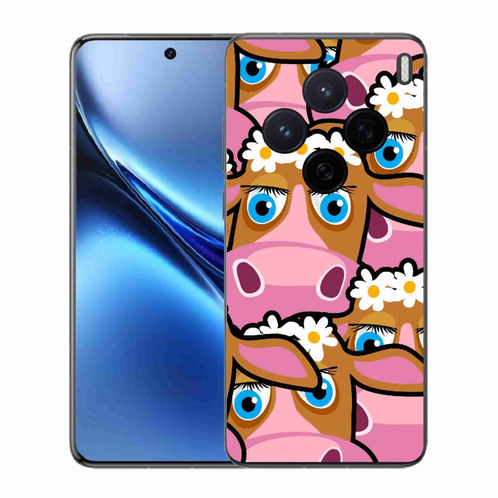Zselés borítás mmCase a Vivo X200 5G készülékhez - karikatúrás tehenek