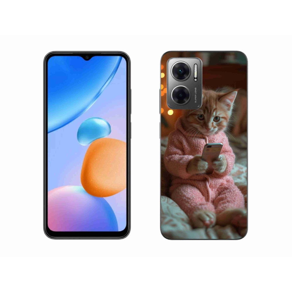 Gél borítás mmCase a Xiaomi Redmi 10 5G-hez - baba a mobillal