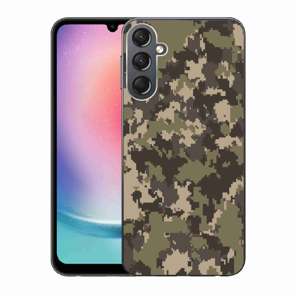 Gél védőhuzat mmCase Samsung Galaxy A24 készülékhez - terepszínű minta 12