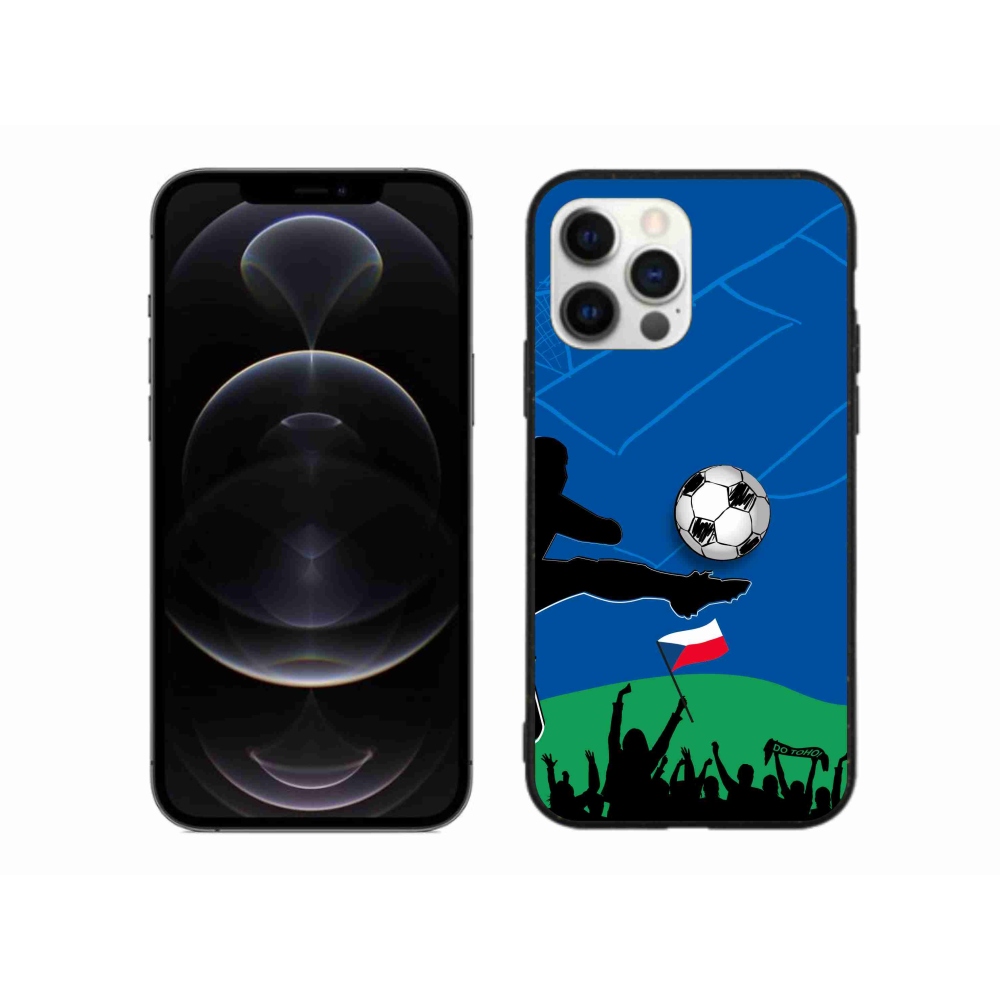 Zselés borítás mmCase iPhone 12 Pro Max készülékhez - futballszurkolóknak