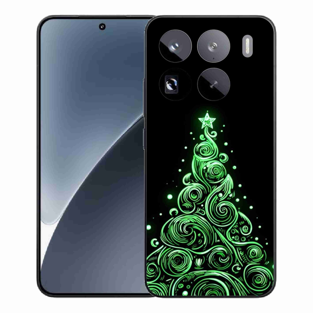 Gél borítás mmCase a Xiaomi 15 Pro-hoz - neon karácsonyfa 3