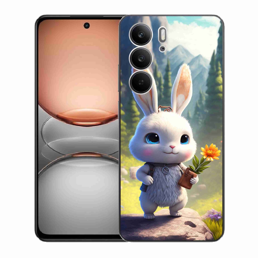 Gél borítás mmCase a Realme C75 készülékhez - aranyos nyuszi