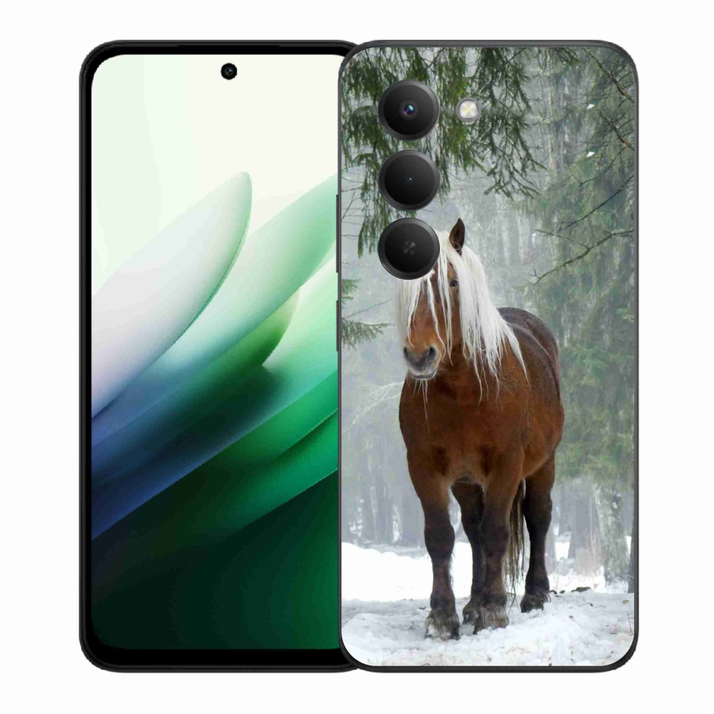 Gél borítás mmCase a Xiaomi Redmi 15 5G számára - ló az erdőben