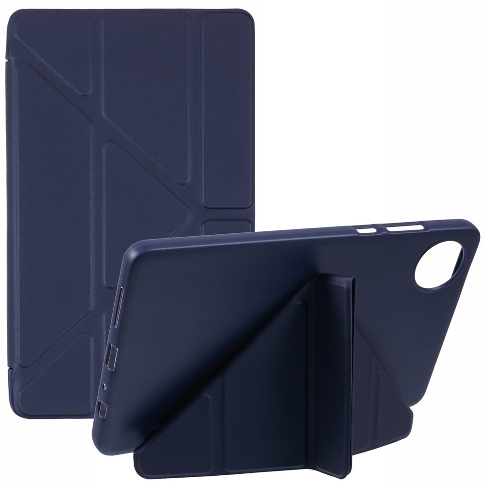 Origamis összecsukható táblagép tok Xiaomi Redmi Pad SE 8.7 - sötétkék