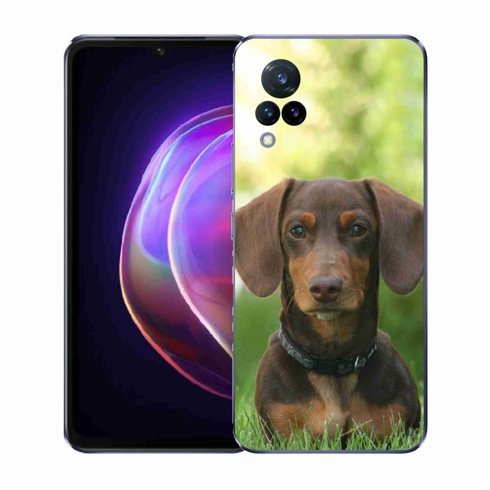 Gél borítás mmCase a Vivo V21 4G/5G készülékhez - barna tacskó