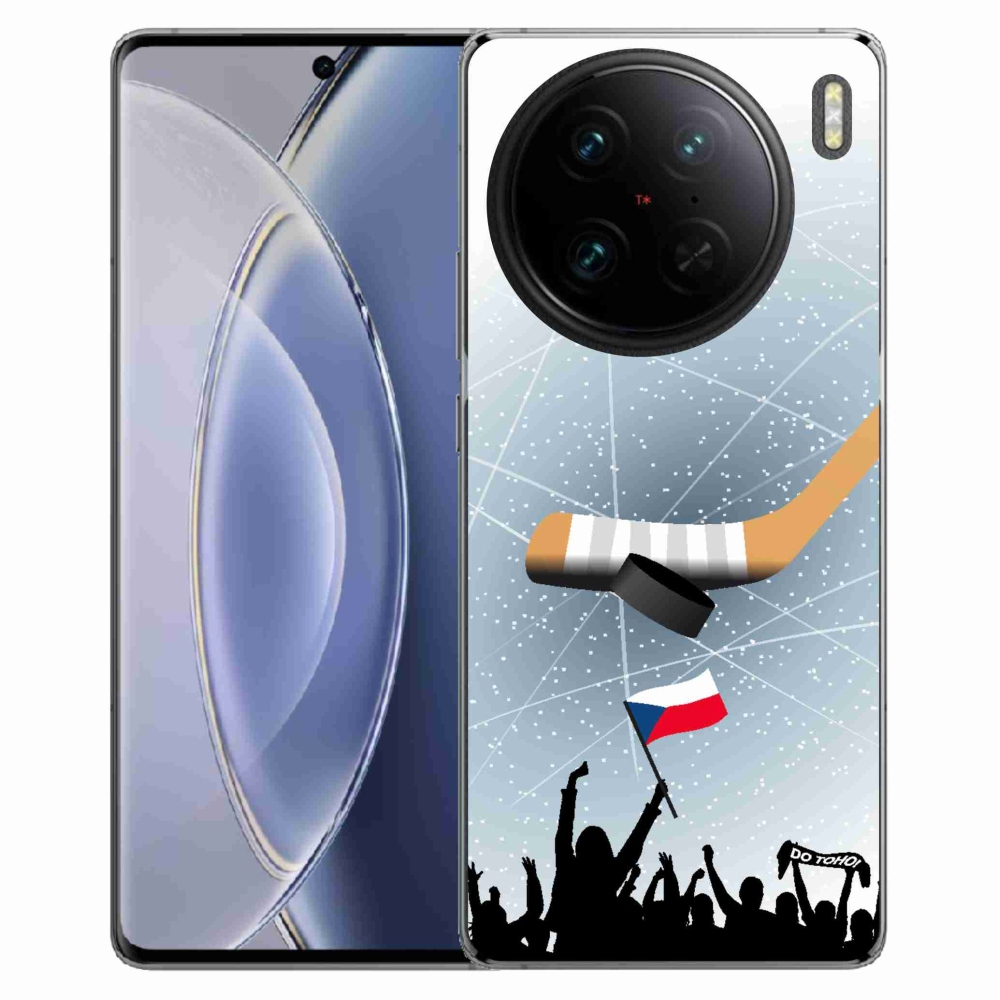 Gél borítás mmCase a Vivo X90 Pro számára - hoki rajongóknak