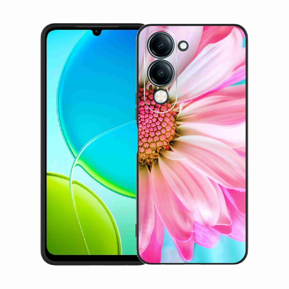 Gél védőhuzat mmCase a Vivo Y29s 5G-hez - rózsaszín virág