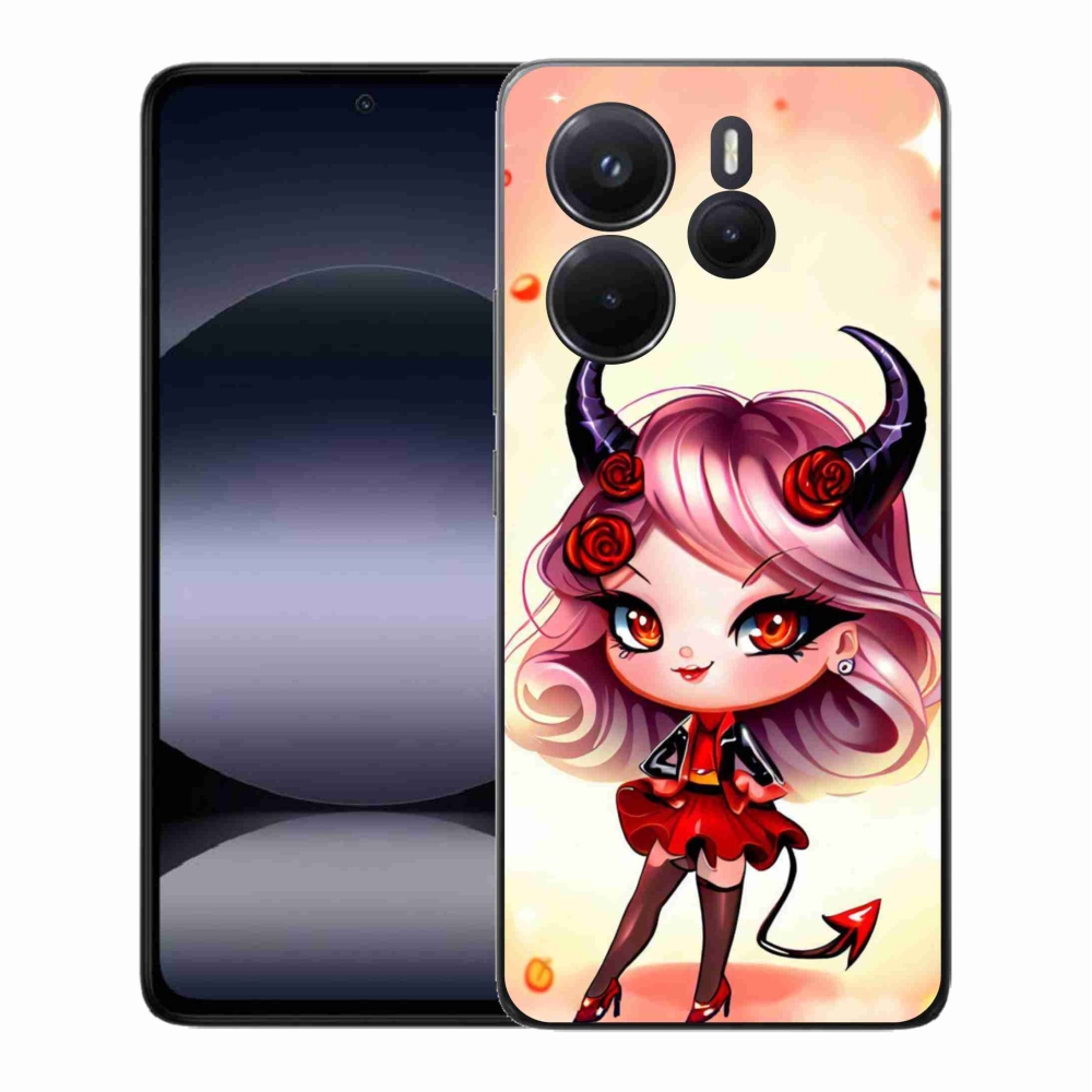 Gél borítás mmCase a Xiaomi Redmi Note 14-hez - rajzfilm ördög