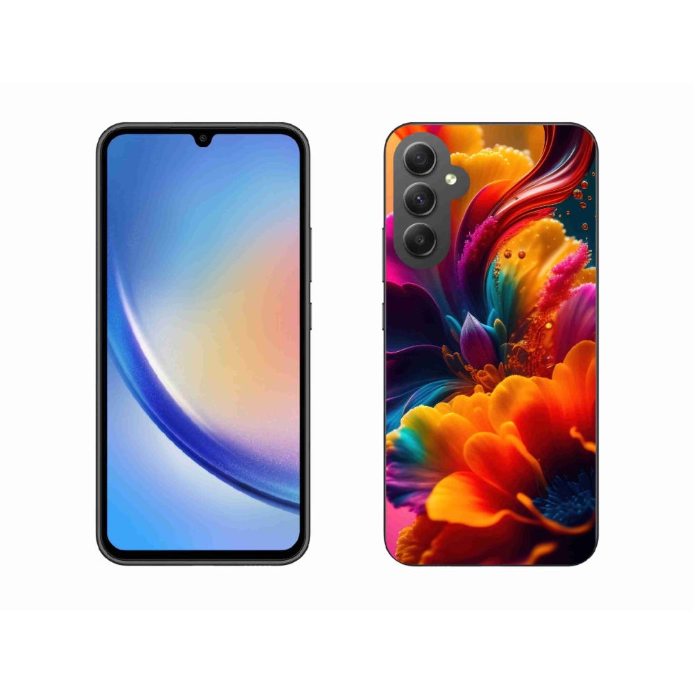 Zselés borítás mmCase Samsung Galaxy A34 5G - absztrakt motívum 2