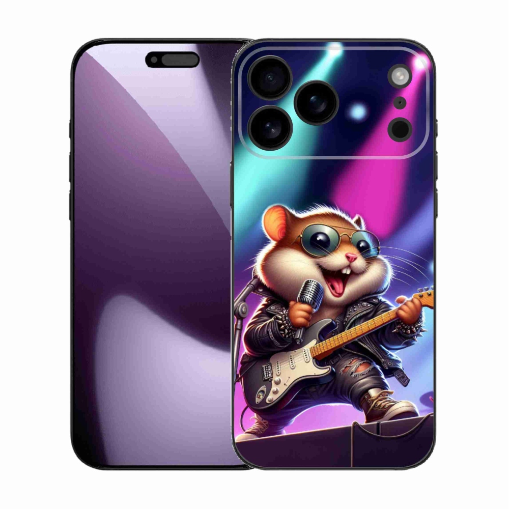 Zselés borítás mmCase iPhone 17 Pro Max készülékhez - hörcsög hintalóval